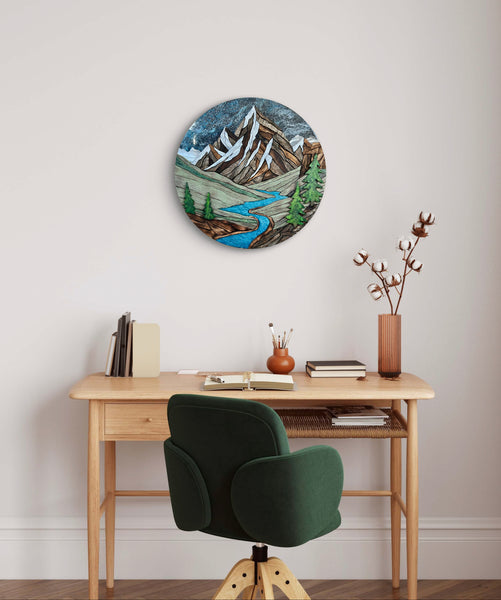 "Under the Endless Sky" (24in Round)