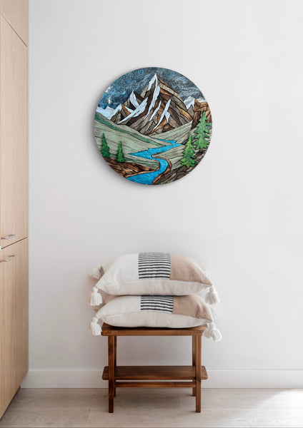 "Under the Endless Sky" (24in Round)