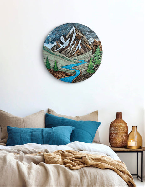 "Under the Endless Sky" (24in Round)