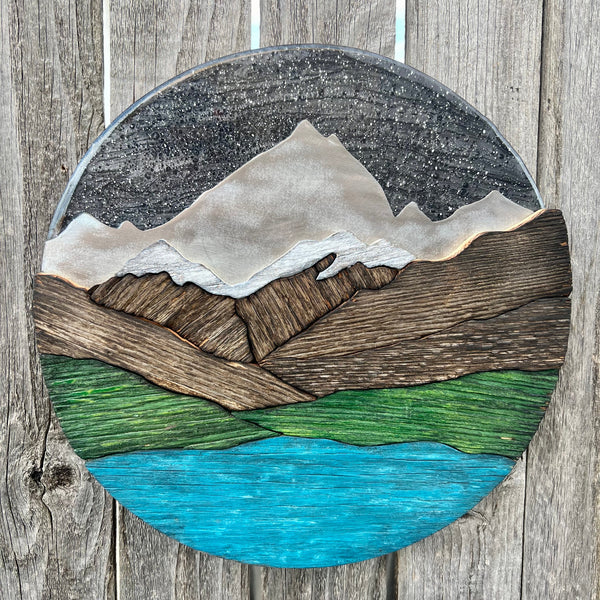 "Quiet Peaks" (Starry Sky)