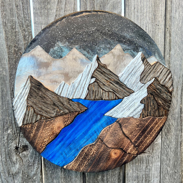 "Tranquil Cascade" (Milky Way Sky)