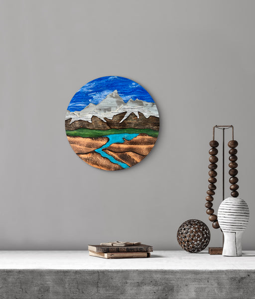 "Alpine Serenity" (Blue Sky)
