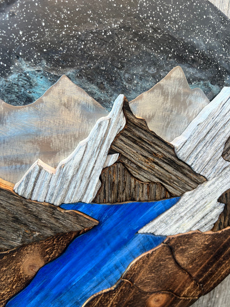 "Tranquil Cascade" (Milky Way Sky)