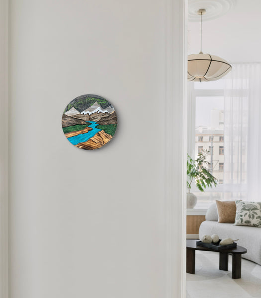 "Luminescent Horizon" (Northern Lights Sky)