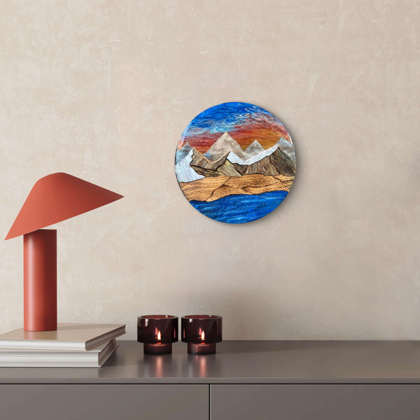 "Skyfire Peaks" (Sunset Sky)