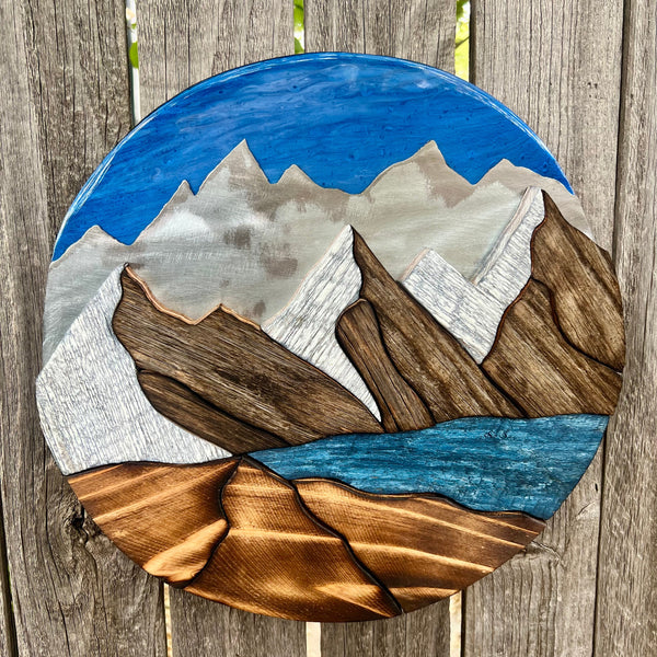 "Mountain Waters" (Blue Sky)