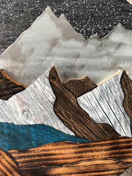 "Starlit Peaks" (Starry Sky)