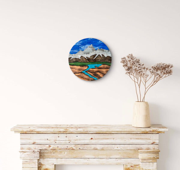 "Alpine Serenity" (Blue Sky)