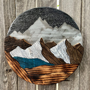"Starlit Peaks" (Starry Sky)
