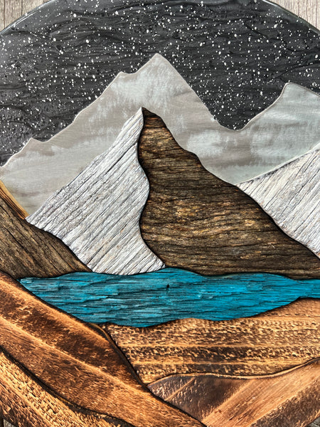 "Midnight Peaks" (Starry Sky)