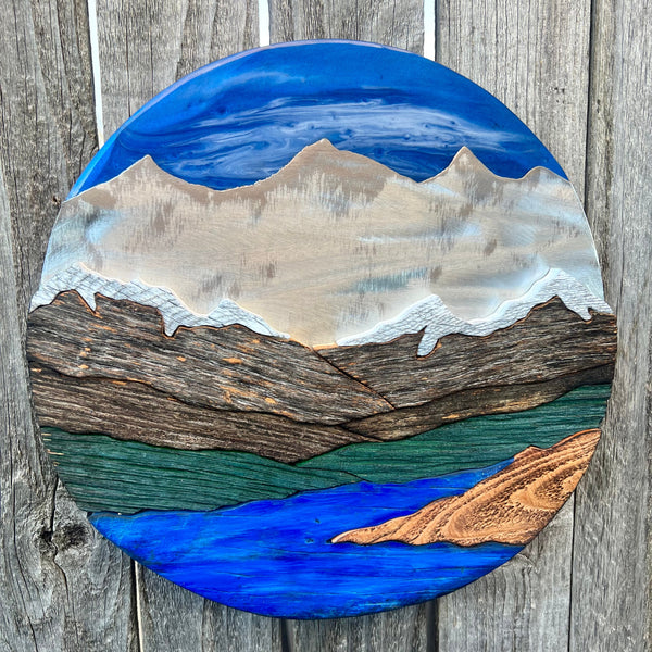 "Mountain Waters" (Blue Sky)