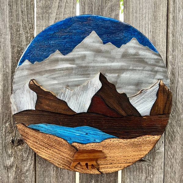 "Where the Wild Roams" (Blue Sky w/ Bear)