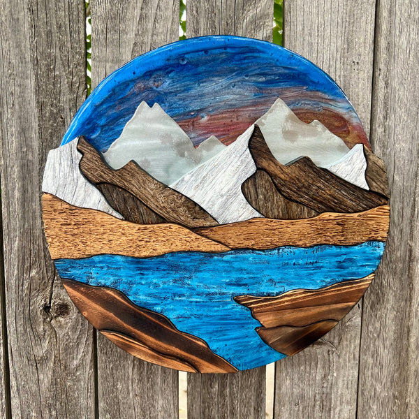 "Tranquil Heights" (Sunset Sky)