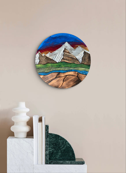 "Summit Glow" (Sunset Sky)