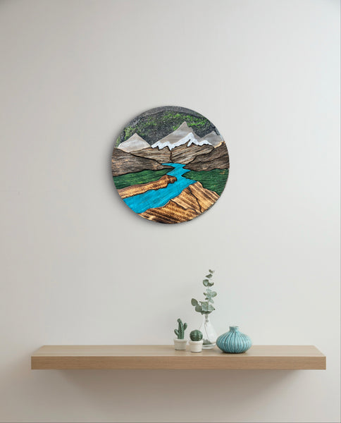 "Luminescent Horizon" (Northern Lights Sky)