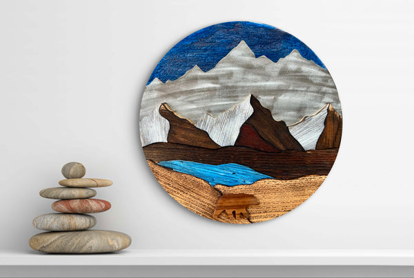 "Where the Wild Roams" (Blue Sky w/ Bear)