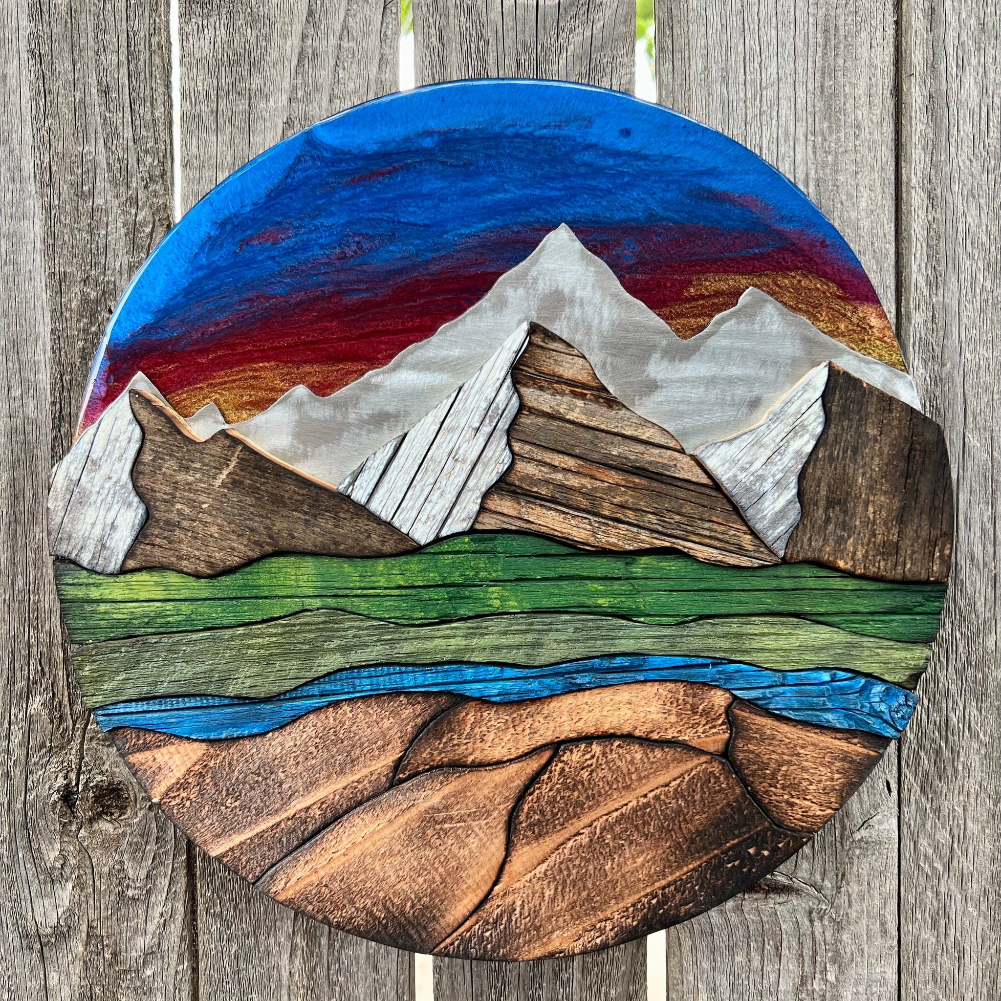 "Summit Glow" (Sunset Sky)