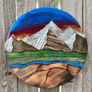 "Summit Glow" (Sunset Sky)