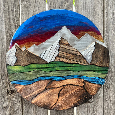 "Summit Glow" (Sunset Sky)