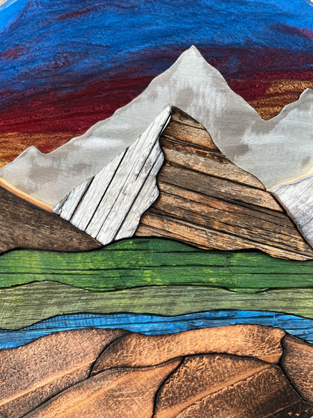 "Summit Glow" (Sunset Sky)