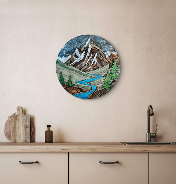 "Under the Endless Sky" (24in Round)