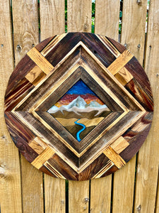 "Peace Among the Prominences" (20in)