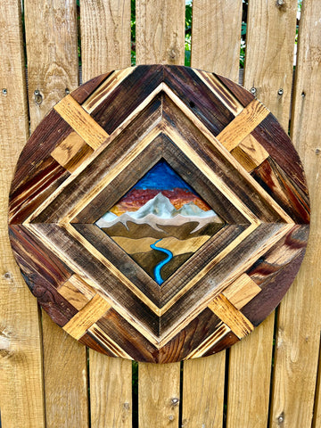 "Peace Among the Prominences" (20in)