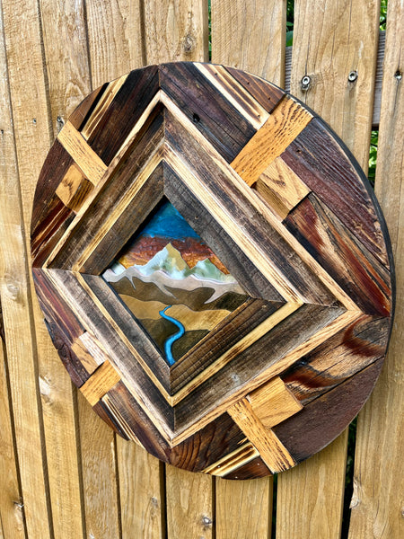 "Peace Among the Prominences" (20in)
