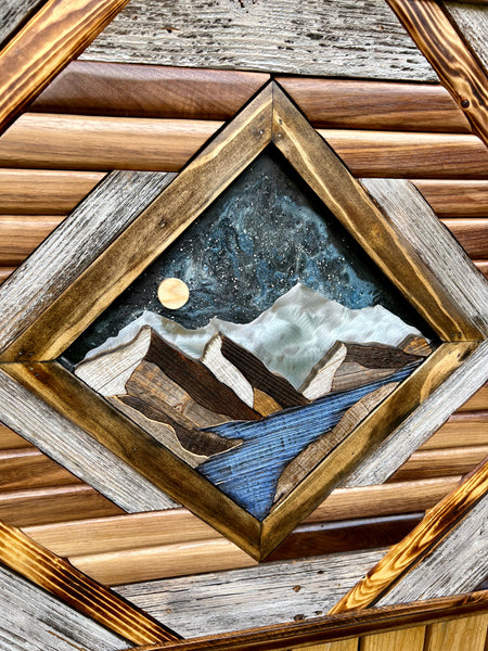 "Elevation's Escape" (49in x 25in Large Statement Piece)