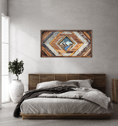 "Elevation's Escape" (49in x 25in Large Statement Piece)