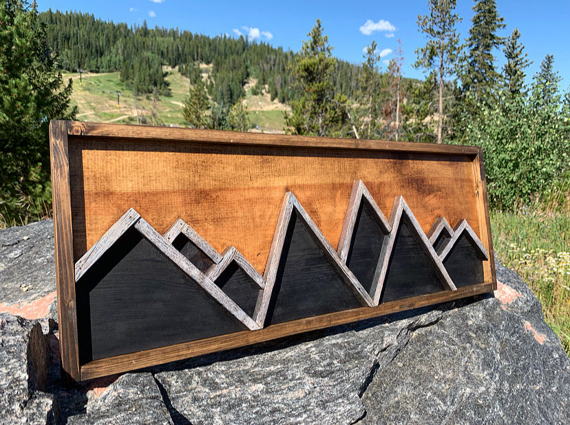 Geometric Rustic Mountains