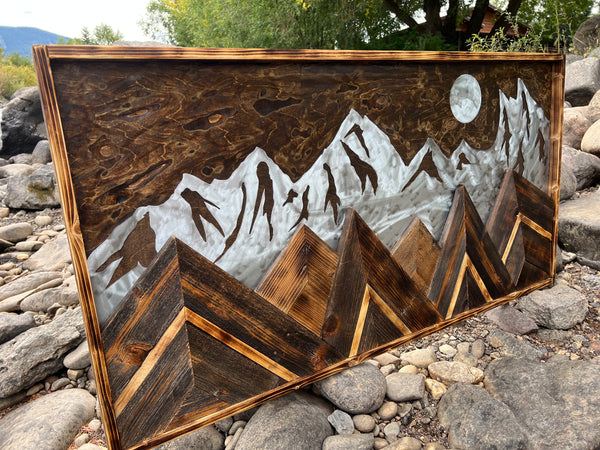 "Ominous Mountain Sky"