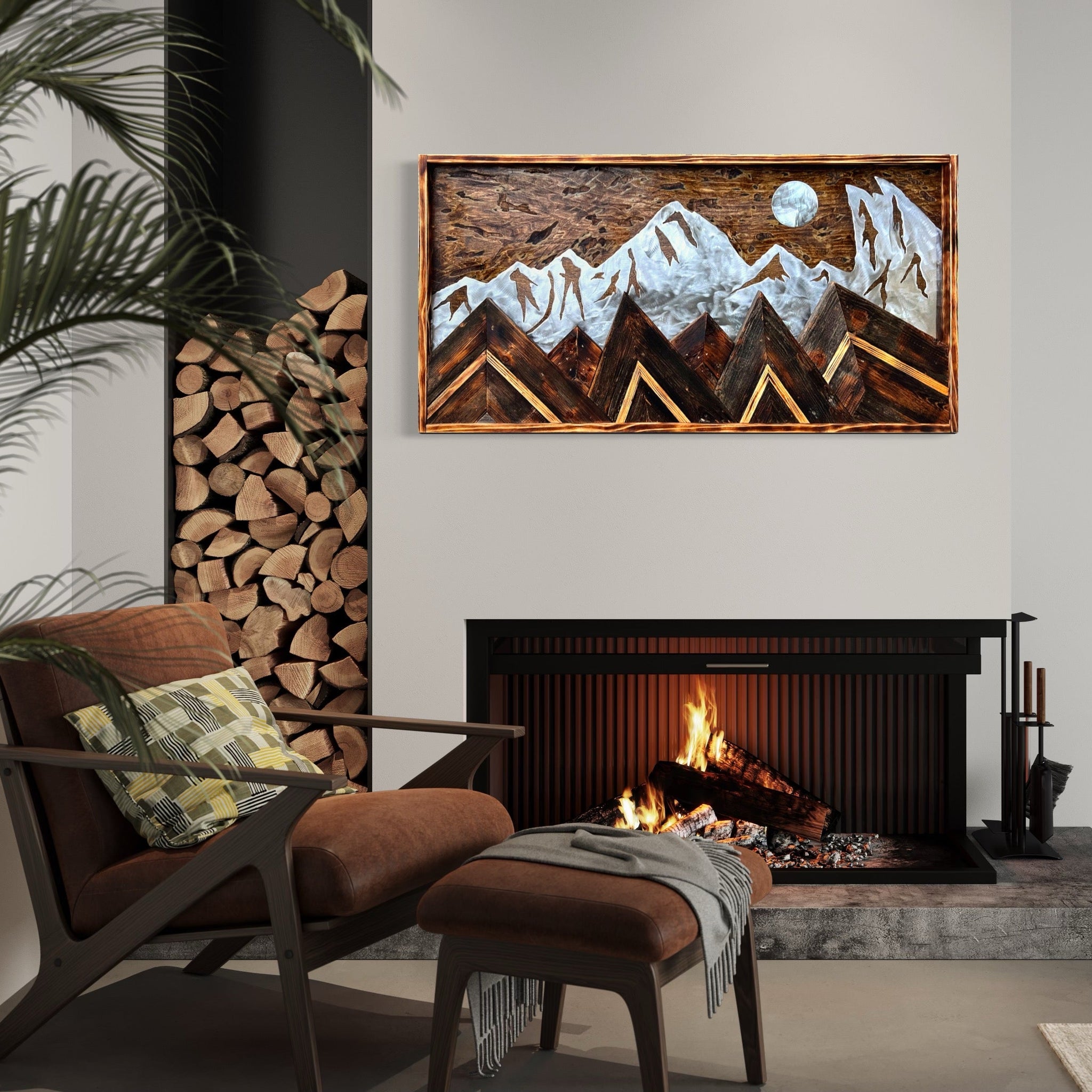 "Ominous Mountain Sky"