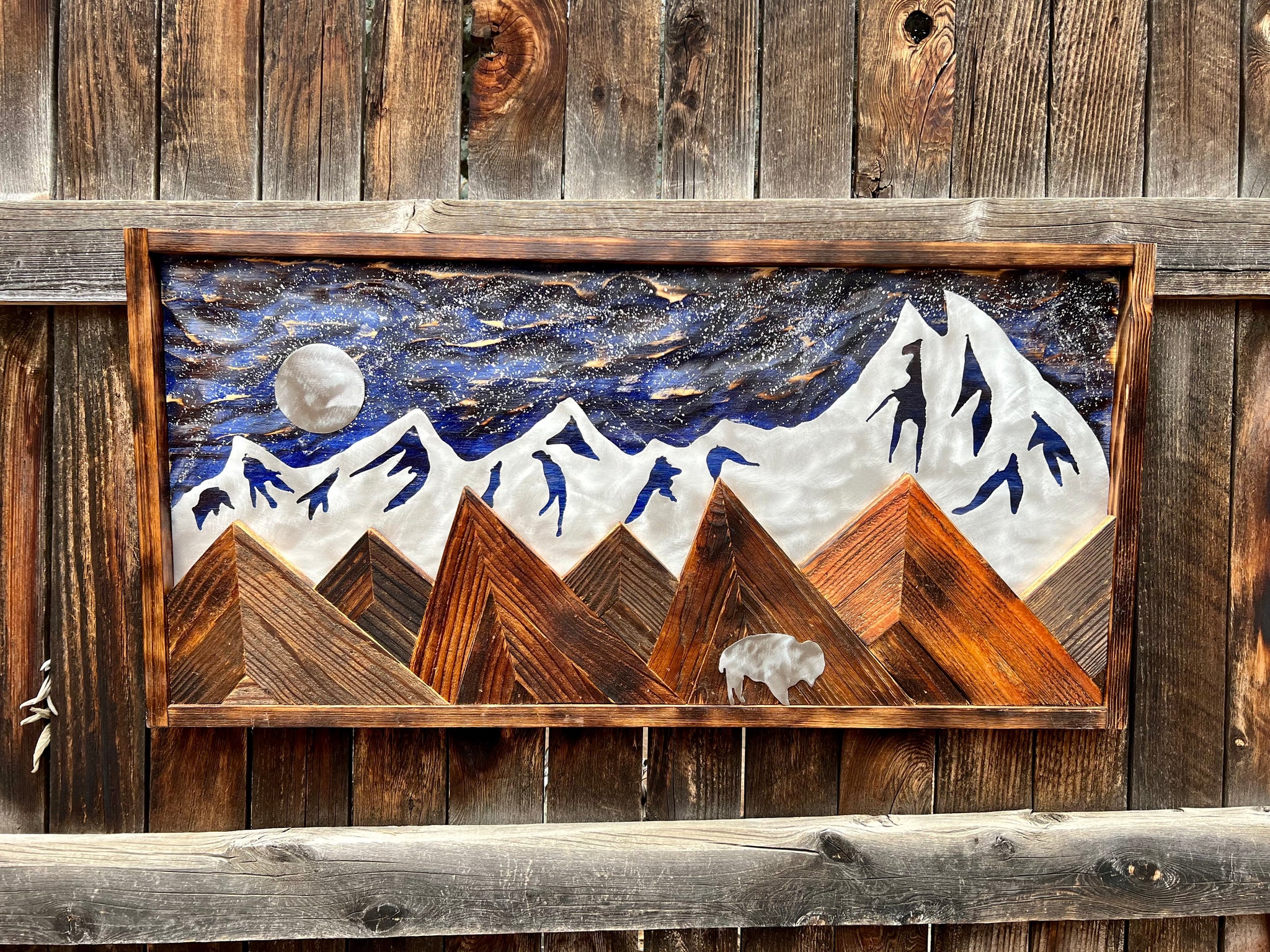 "Starry Mountain Sky"