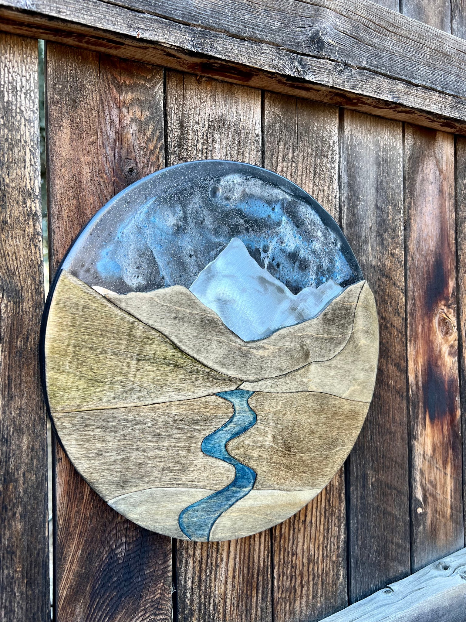 Among the Stars Resin Piece (11in Round)