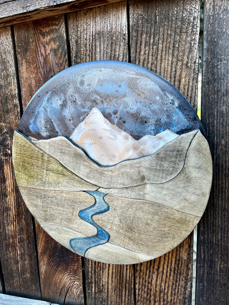 Among the Stars Resin Piece (11in Round)