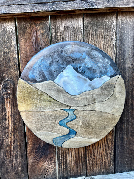 Among the Stars Resin Piece (11in Round)