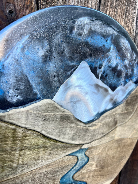 Among the Stars Resin Piece (11in Round)