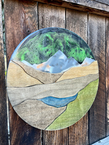 Among the Stars Resin Piece (11in Round)