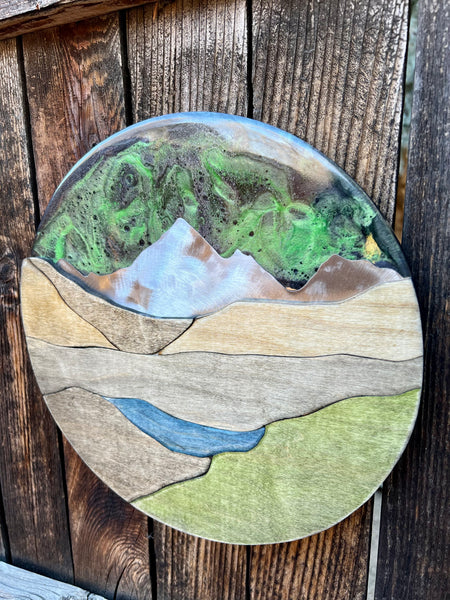 Among the Stars Resin Piece (11in Round)