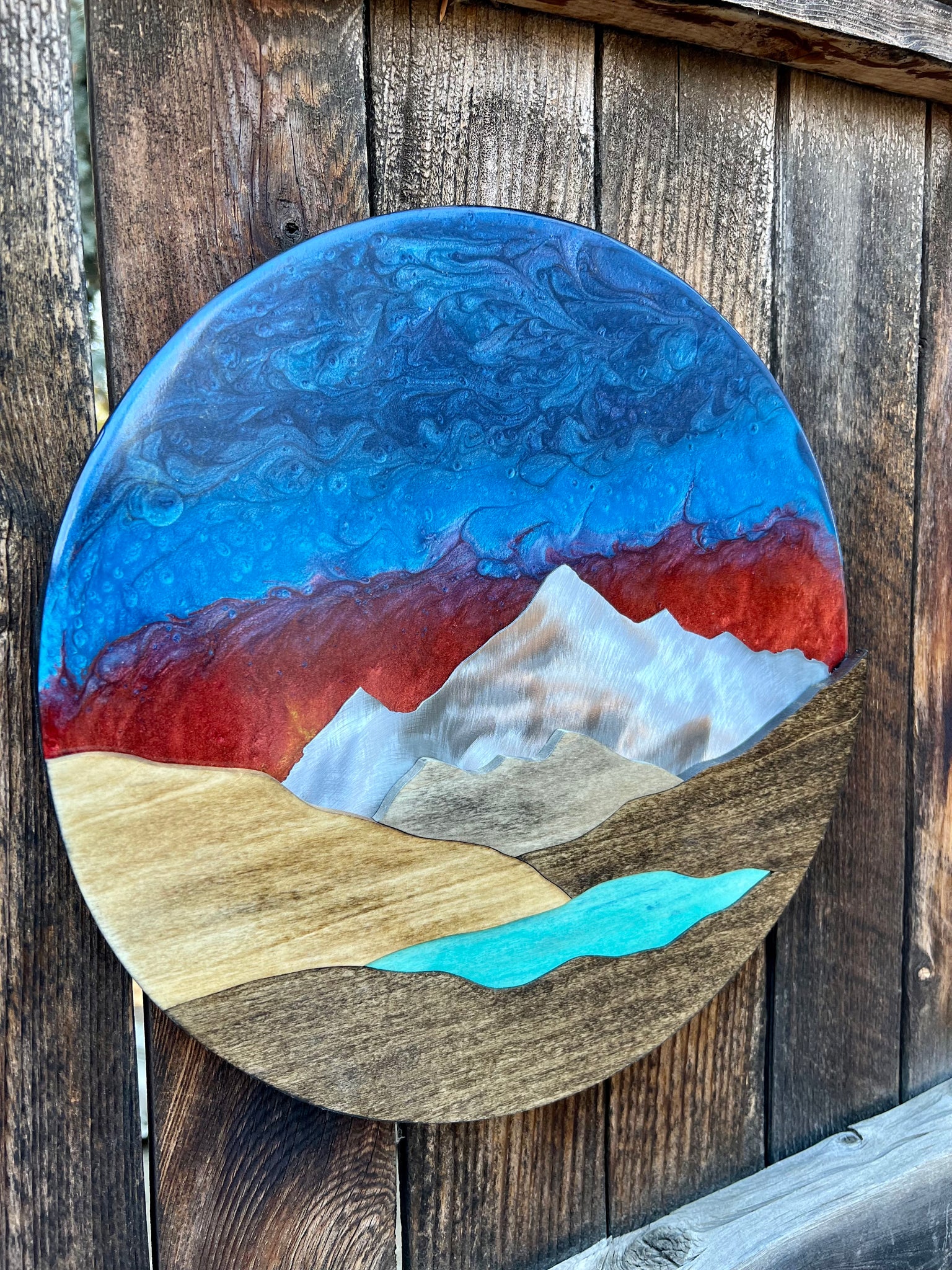 Sundown Resin Piece (12in Round)