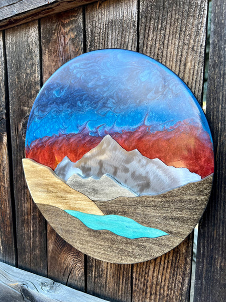 Sundown Resin Piece (12in Round)