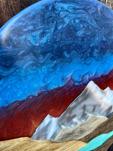 Sundown Resin Piece (12in Round)
