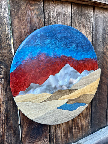 Sundown Resin Piece (11.5in Round)