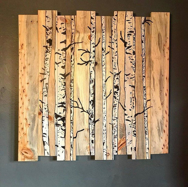 Aspen Trees on Beetle Kill Pine