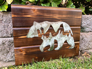 Bear Metal Art (Steel)