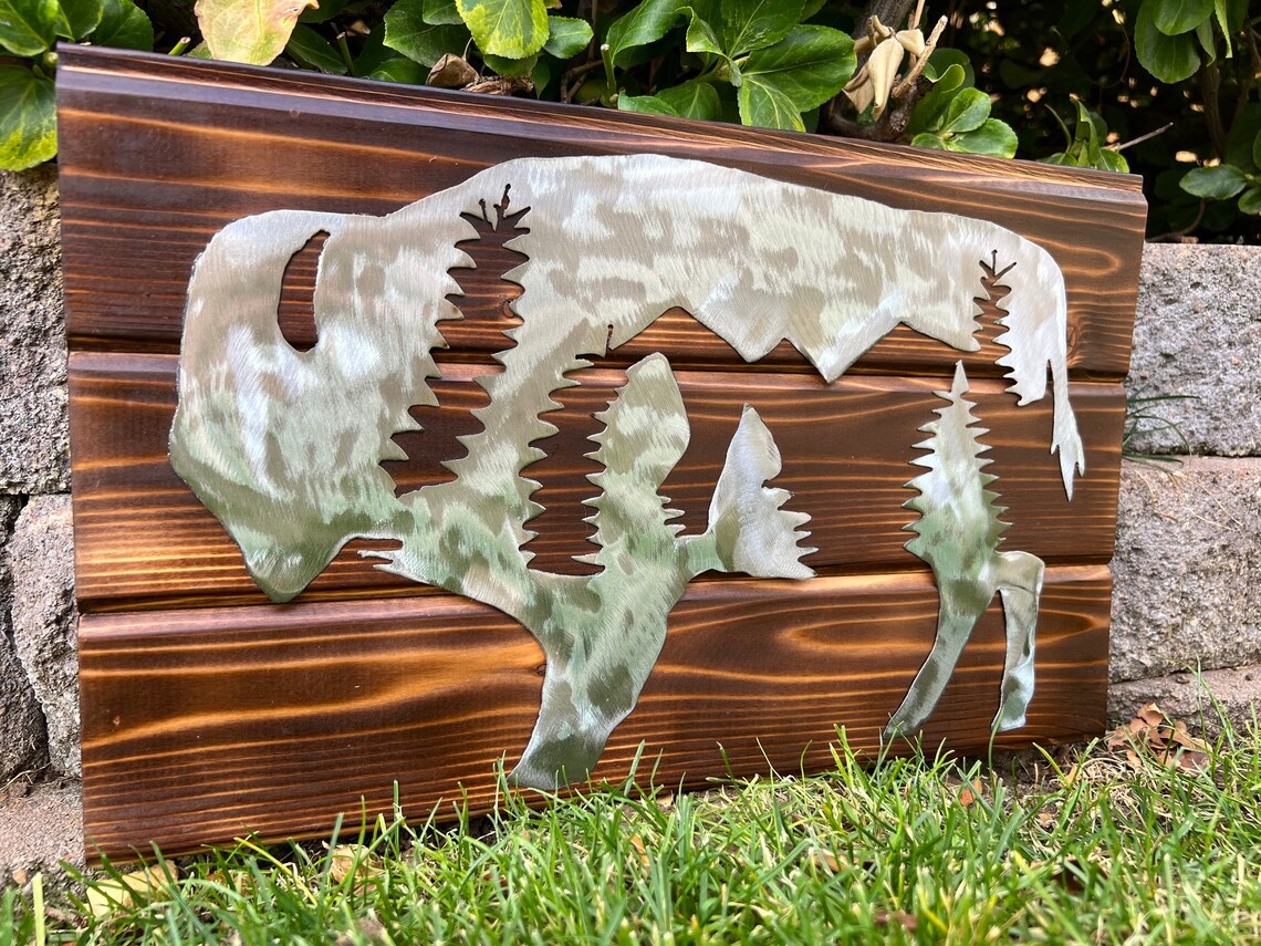 Buffalo Metal Art (Steel)