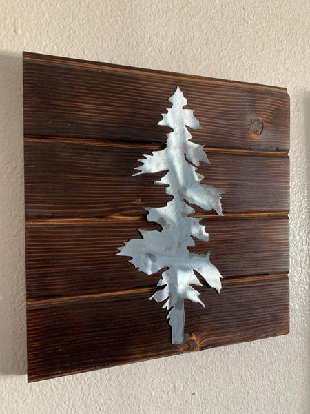 Pine Tree Metal Art (Steel)