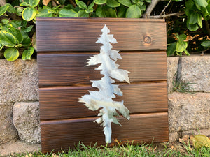 Pine Tree Metal Art (Steel)