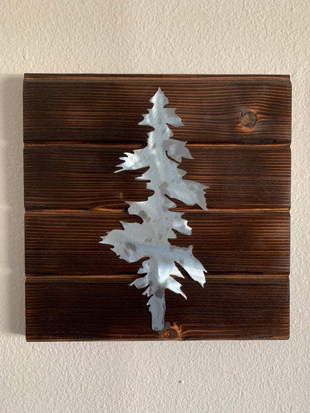 Pine Tree Metal Art (Steel)